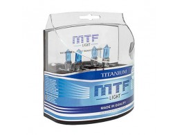 Комплект ламп MTF H1 12V 55W Titanium (2шт.)